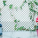 Catral - CELOSÍA Blanca DE PVC, Fija 18 MM. Panel de ocultación para jardín. Ideal para la decoración de Exteriores, Patios, terrazas o Jardines. Gran Durabilidad, y Resistencia a la Intemperie.